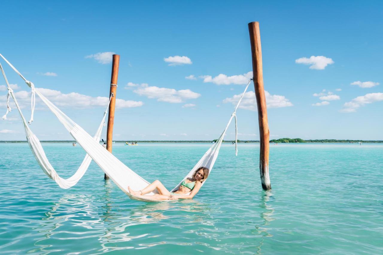 Blue Bird Hotel Bacalar Buitenkant foto